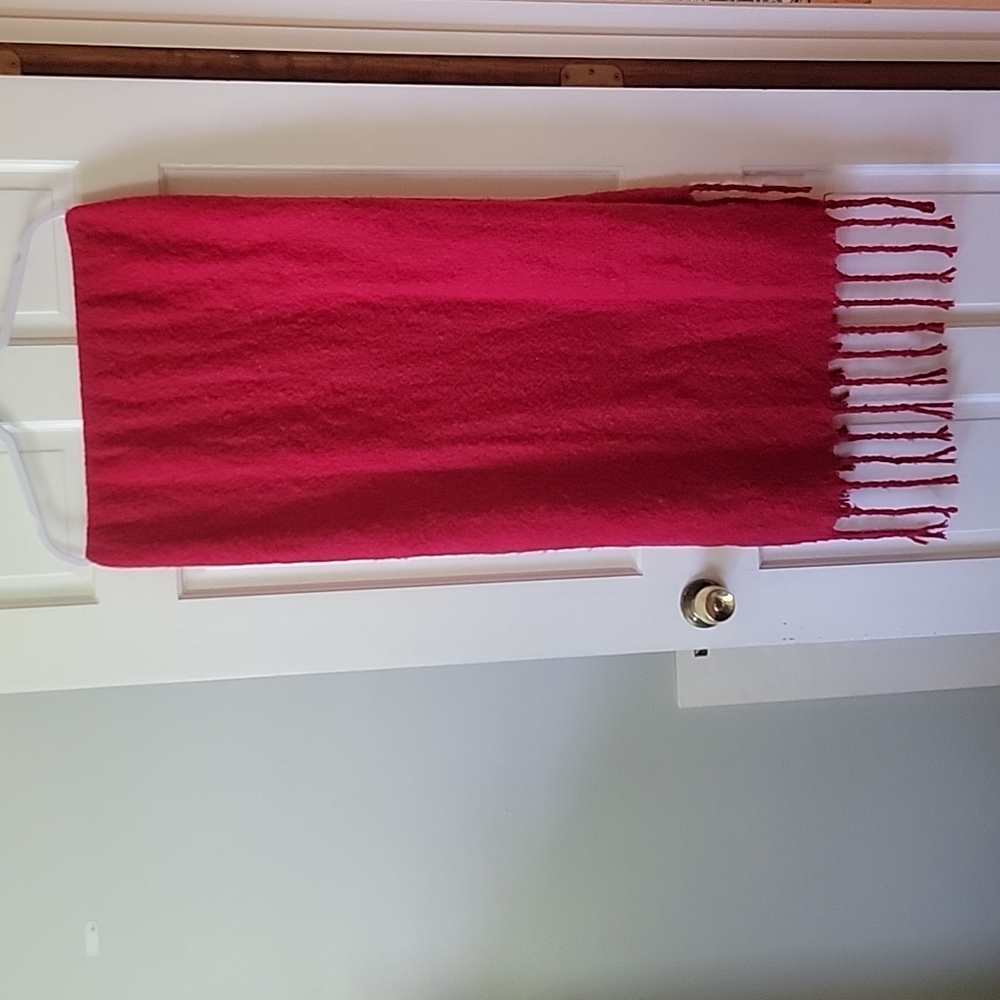 City Streets Red Scarf